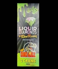 Liquid Diamond’s 2-gram Rosin Disposable "Dino Nugs"